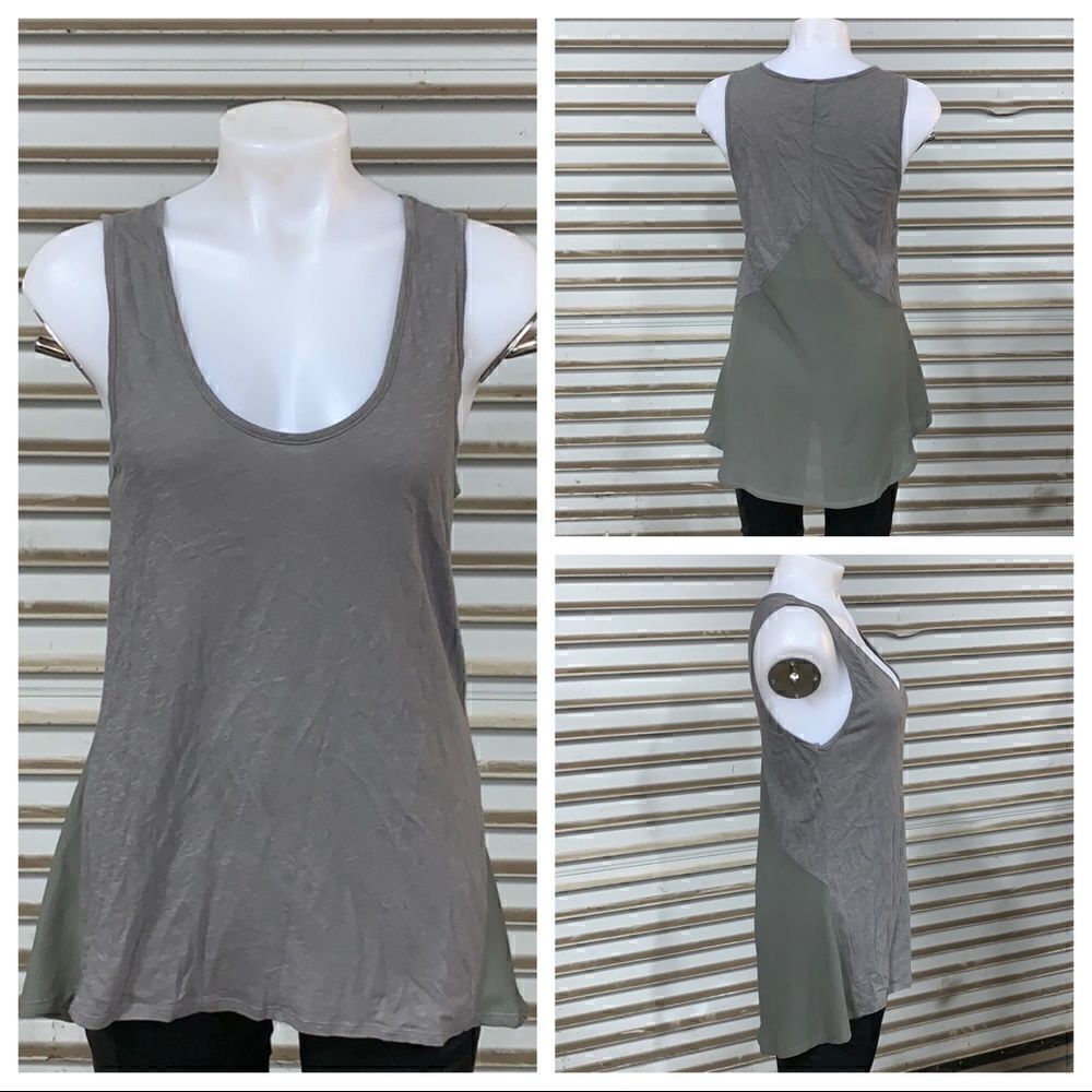 XCIV hi Lo sleeveless top 100% cotton front